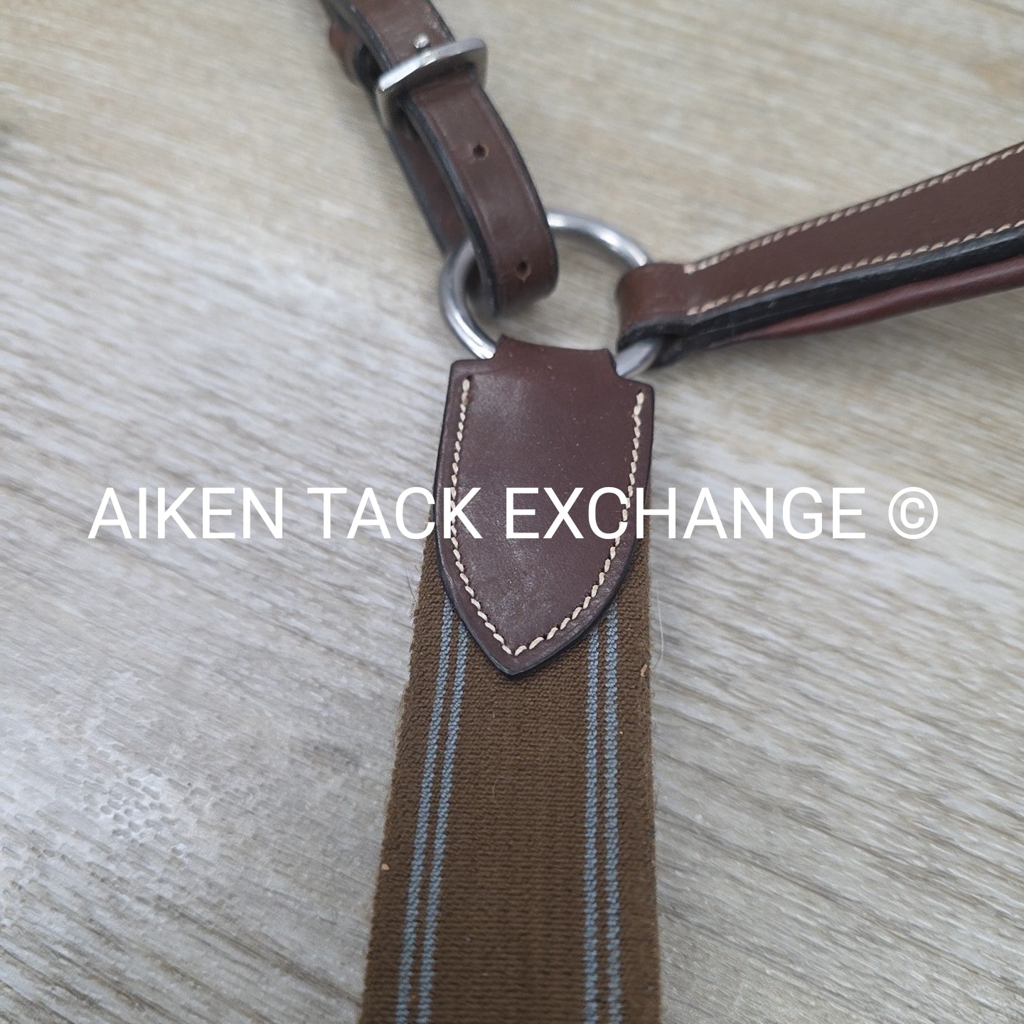 5 Point Elastic Breastplate, Brown, Size Cob