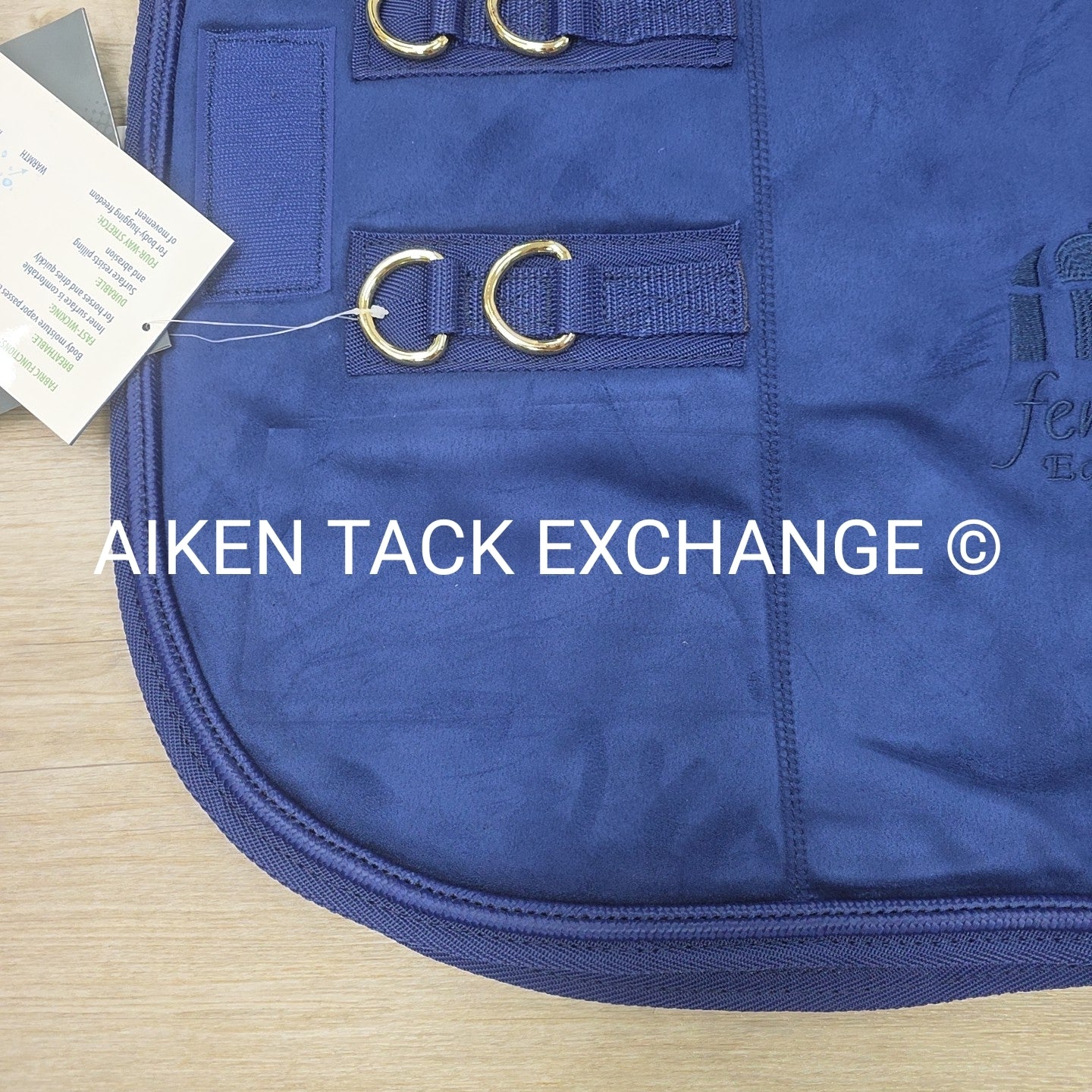 Fenwick Equestrian EquSuede Performance Cooler, Blue, 76"
