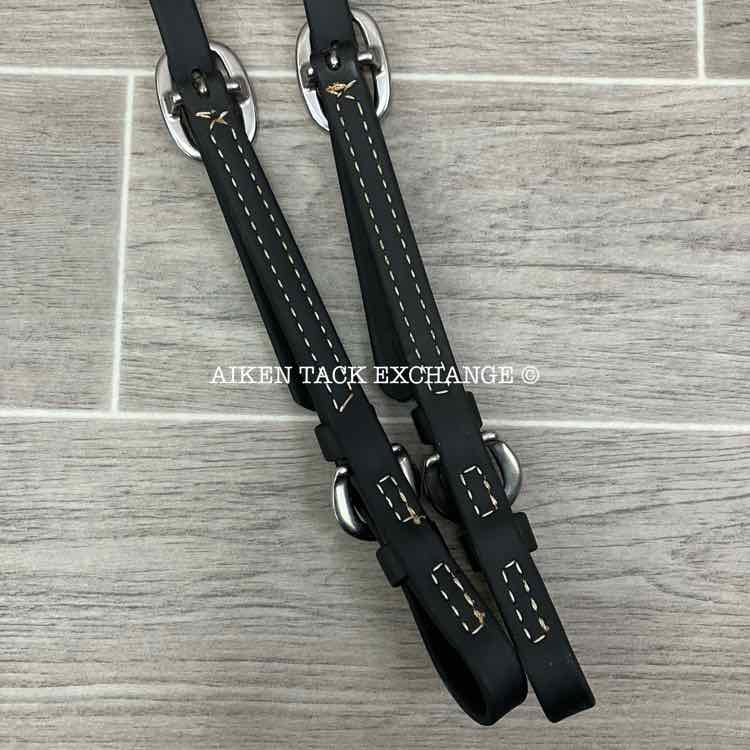 Biothane One Ear Western Headstall, No Reins, Black