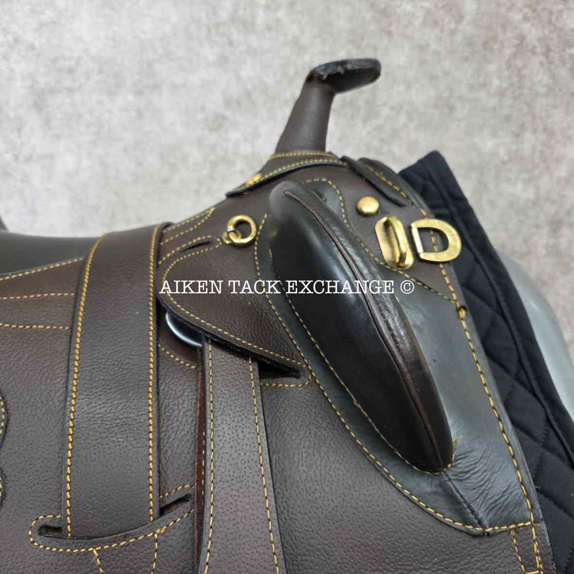 Down Under Saddle Supply Australian Stock Saddle, 16" Seat (Western) - 18" Seat (English), Medium Tree