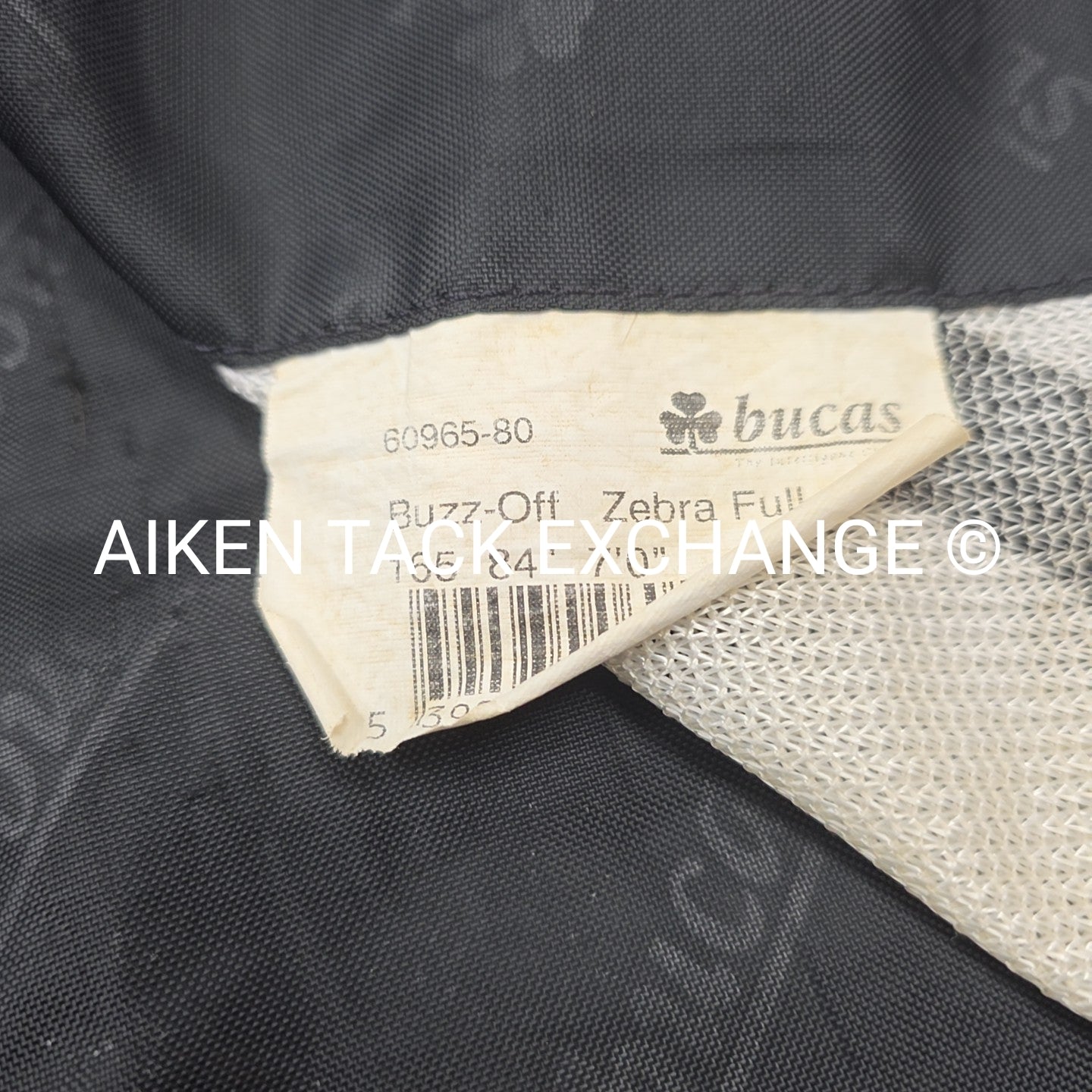 Bucas Buzz-Off Zebra Fly Sheet with High Neck, Size 84"