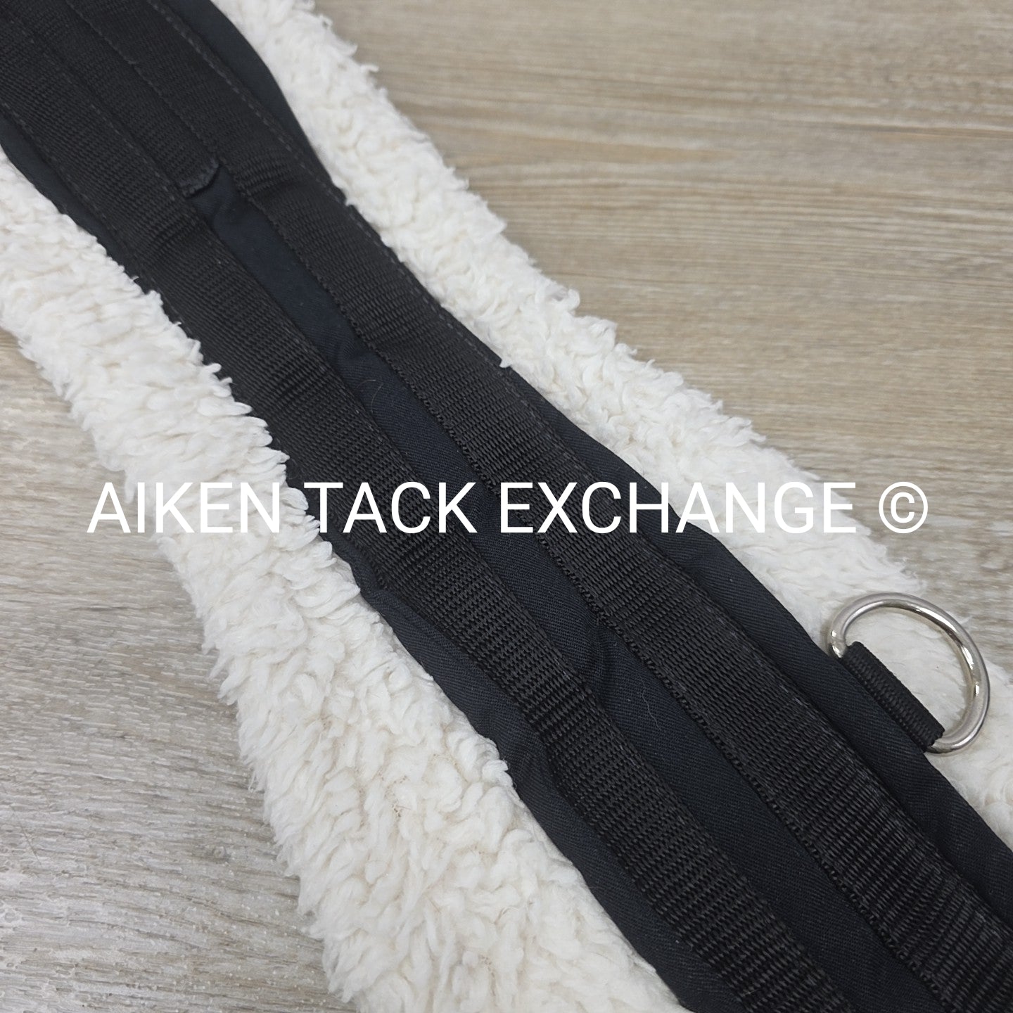 Fleece Girth with Double End Elastic, Black, 42"