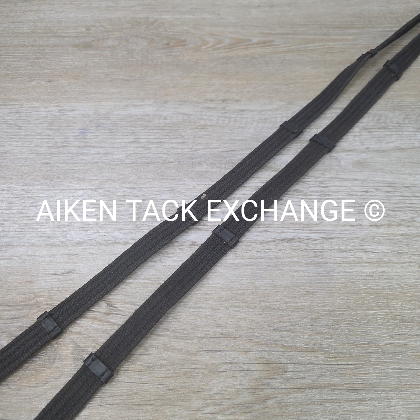BARGAIN BUNDLE: 3 Pair Cotton Web Reins, Black