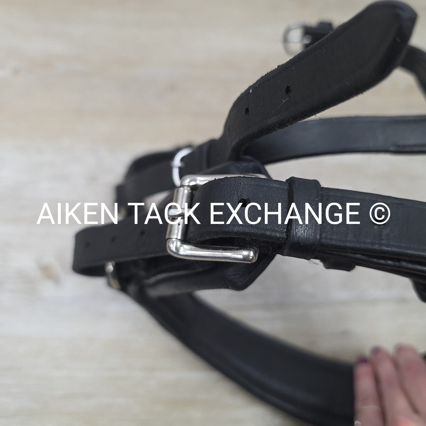 Tota Comfort Noseband, Black Patent, Oversize