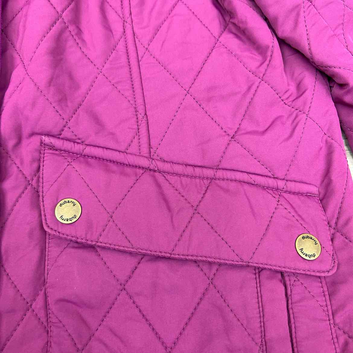 Dubarry Bettystown Quilted Coat in Berry, Women's 40