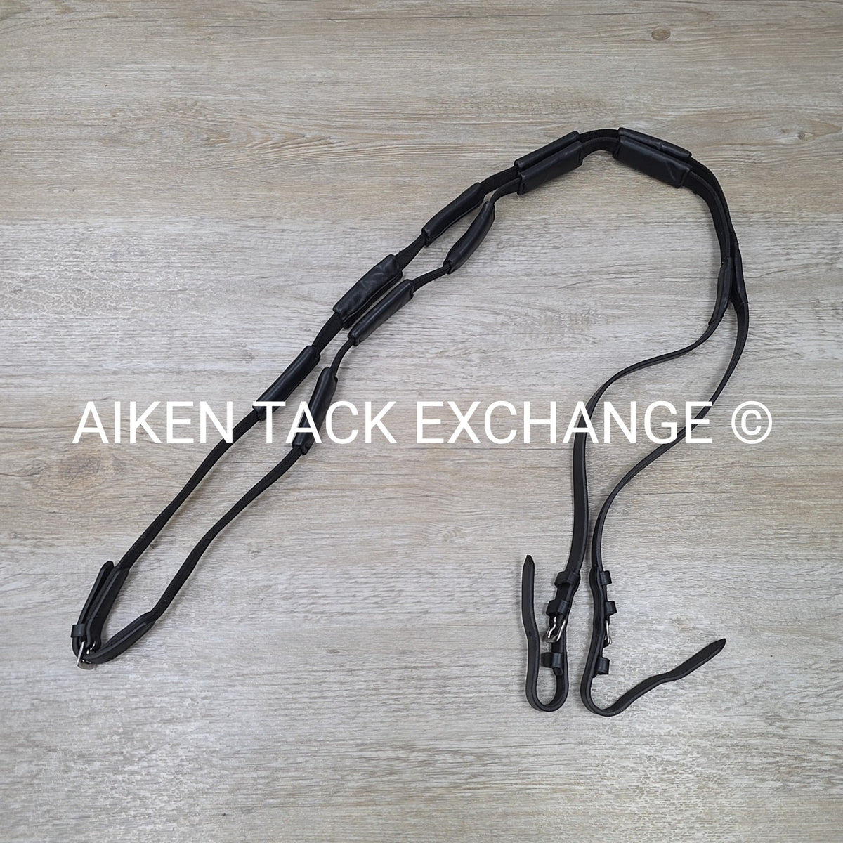 Correct Connect Reins with Intermittent Padding, Black