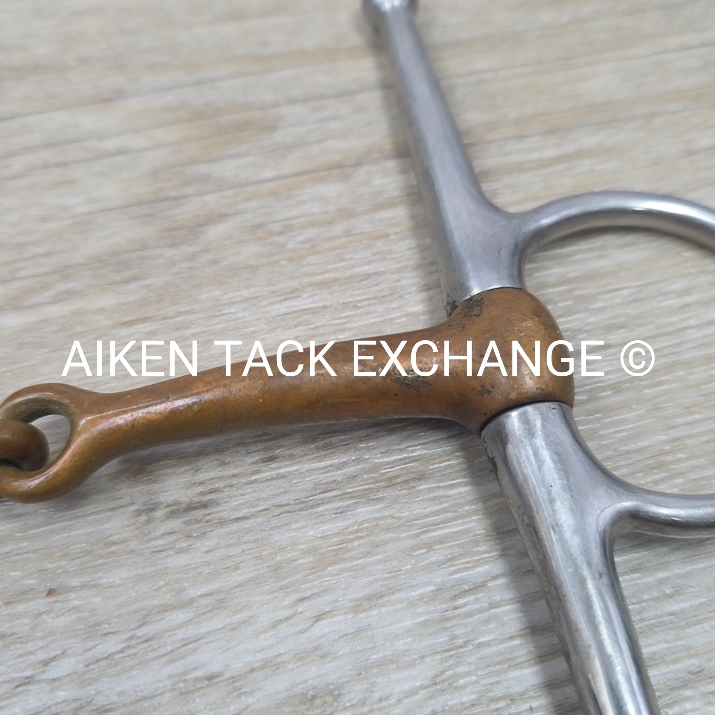 Partrade Single Joint Copper Full Cheek Bit 5"