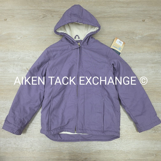 Blue Mountain Sherpa Lined Duck Hood Jacket, Youth Large