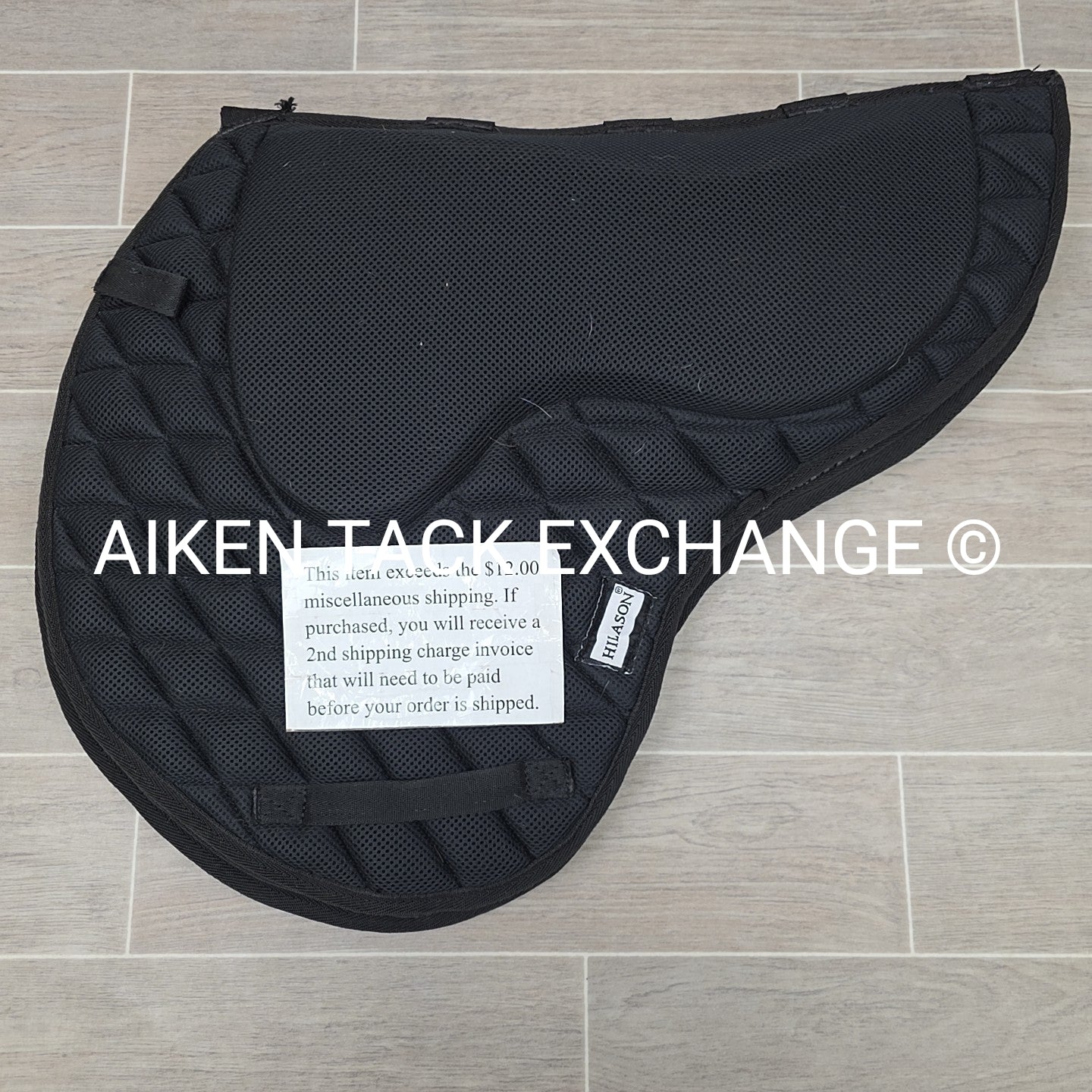Hilison Size All Purpose Black English Saddle Pads