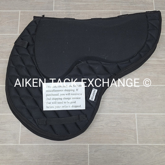 Hilison Size All Purpose Black English Saddle Pads
