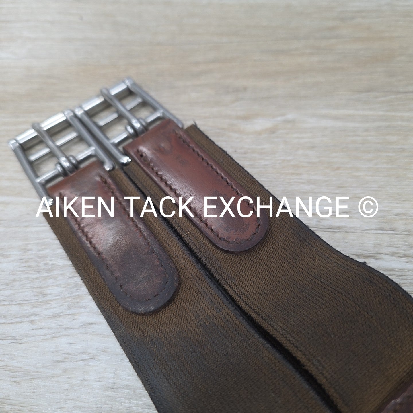 ThinLine Long Girth with Double End Elastic, Brown, 52"