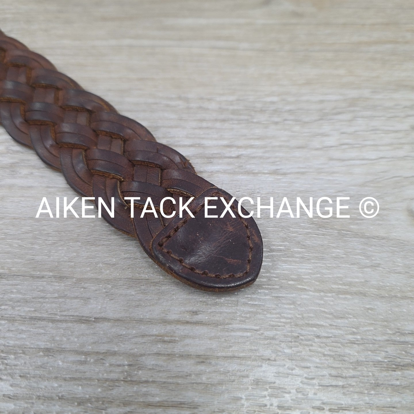 Braided Leather Belt, 34