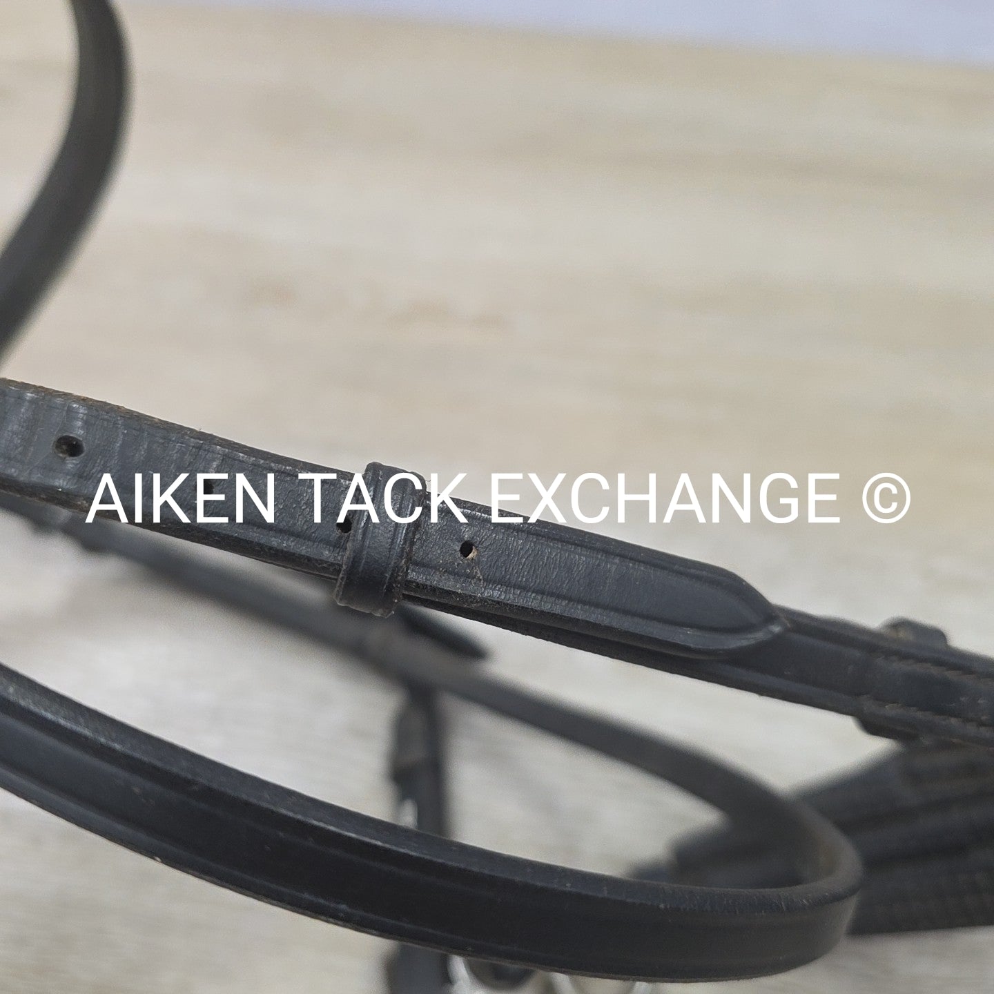 Collegiate Headstall with Zilco Hackamore, No Reins, Black, Size Full