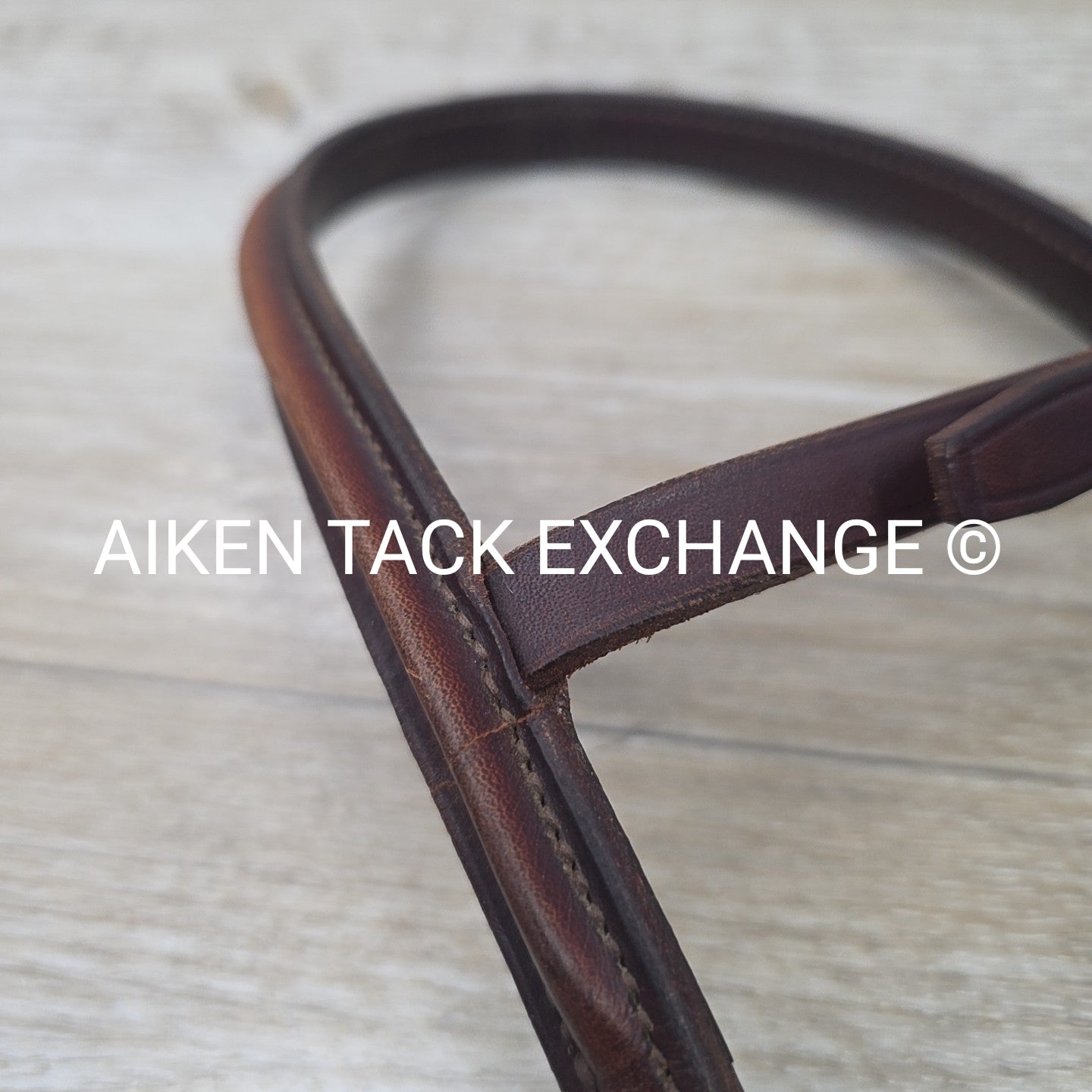 Stubben Bridle with Laced Reins, Brown, Size Full (has damage)