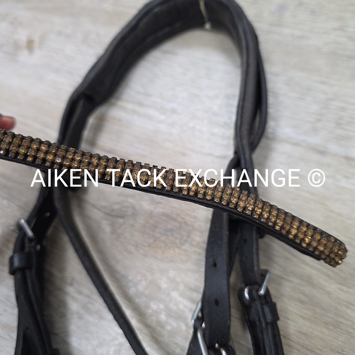 BARGAIN BUNDLE: 2 Dressage Bridles, No Reins, Black, Size Cob & Full