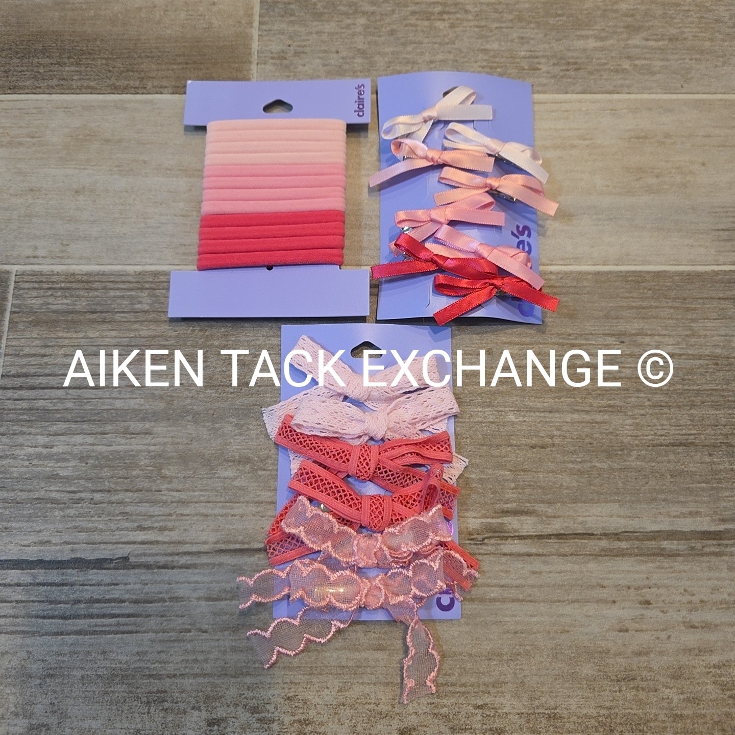 Claire's Hair Bundle - 1 Hair Tie Set, 14 Hair Clips