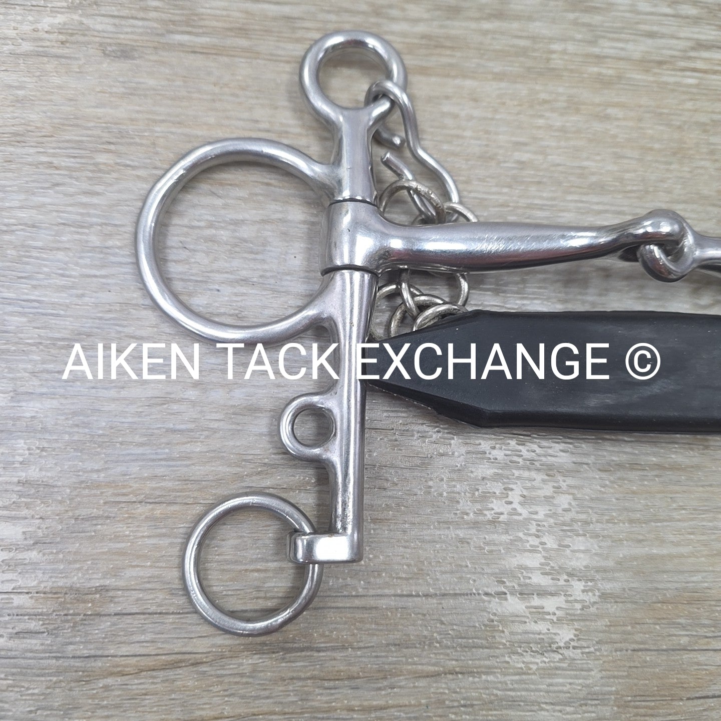Single Joint Pelham Bit with Curb Chain Guard, 5"