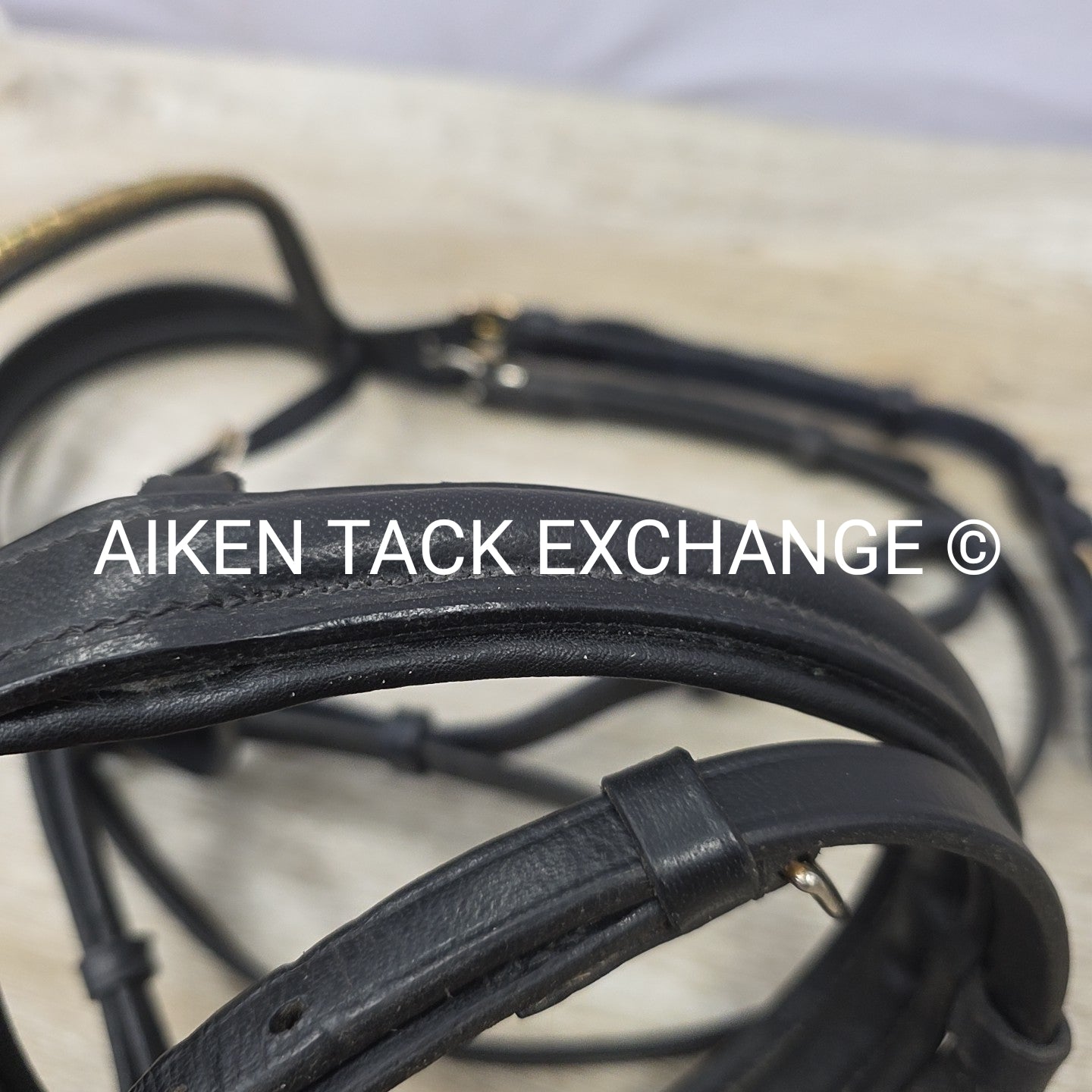 BARGAIN BUNDLE: Dressage Bridle with Extra Noseband, Black