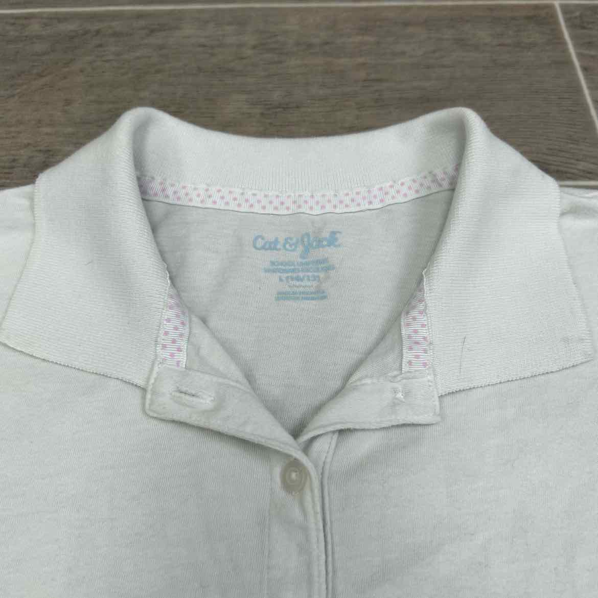 Cat & Jack Short Sleeve Polo Top, Size Large