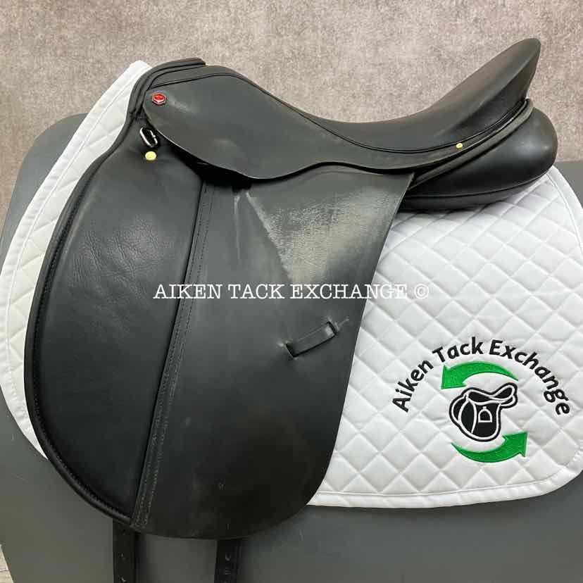 **SOLD** Albion Style Dressage Saddle, 18" Seat, Medium Tree, Wool Flocked Panels