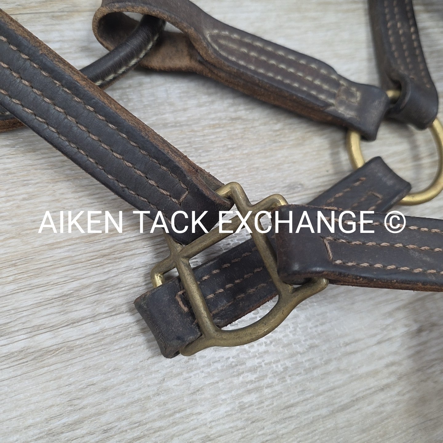 BARGAIN BUNDLE: 2 Leather Halters, Has Name Plates, Size Full