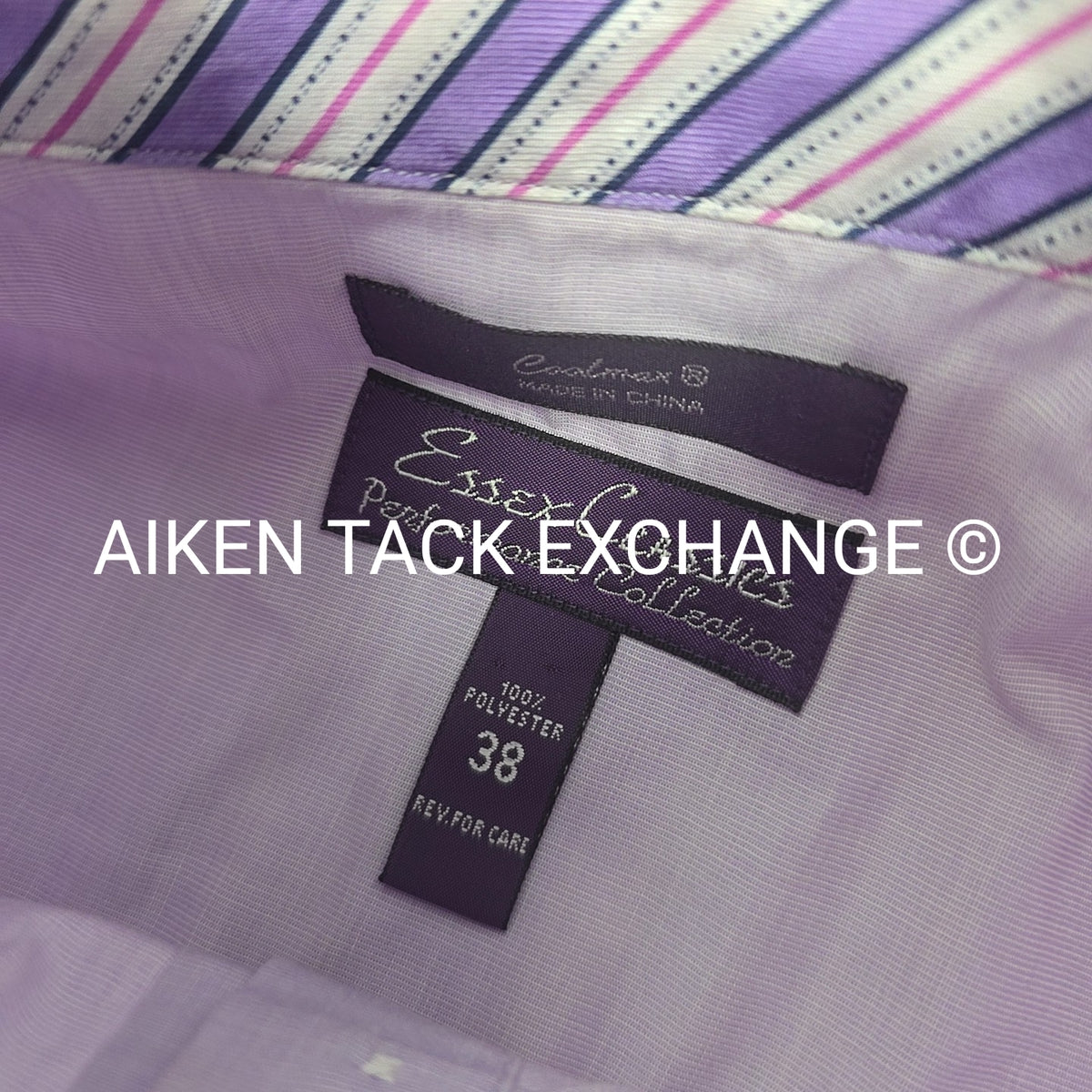 Essex Classics Long Sleeve Show Shirt, Size 38