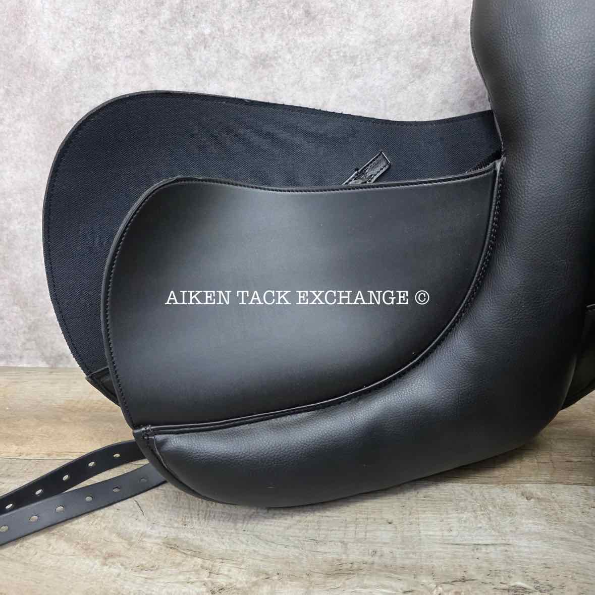 HDR - Henri de Rivel Vegan-X IGP Dressage Saddle, 17.5" Seat, Adjustable Tree - Changeable Gullet, Wool Flocked Panels