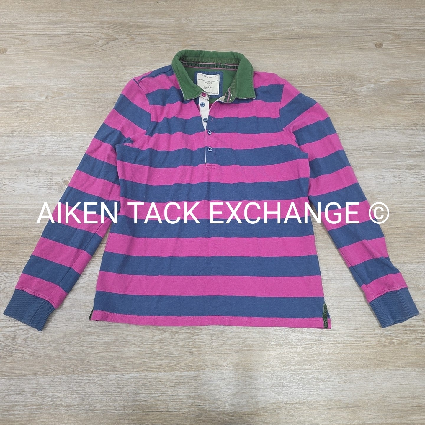 Joules Long Sleeve Polo Shirt, Women's Large