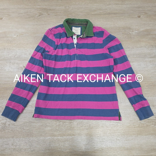 Joules Long Sleeve Polo Shirt, Women's Large