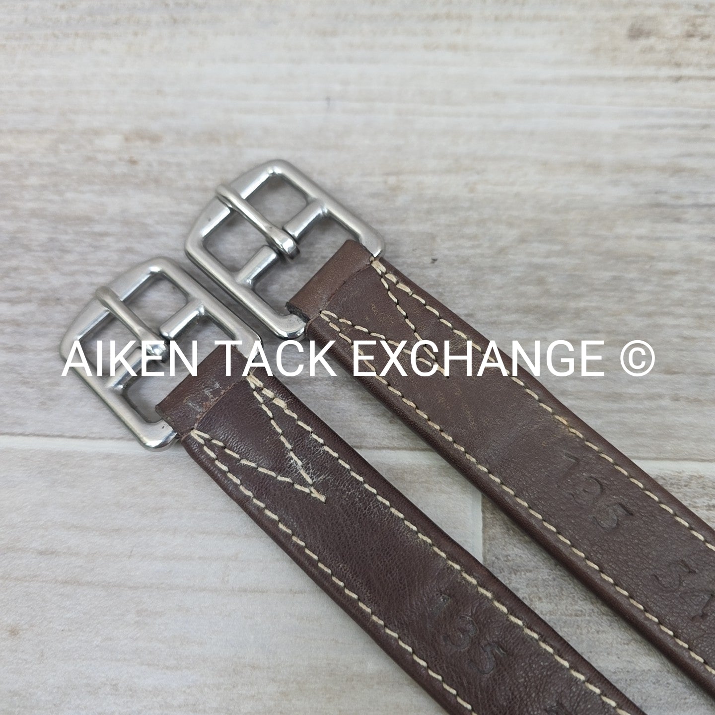 Arion Stirrup Leathers, Brown, Size 54"