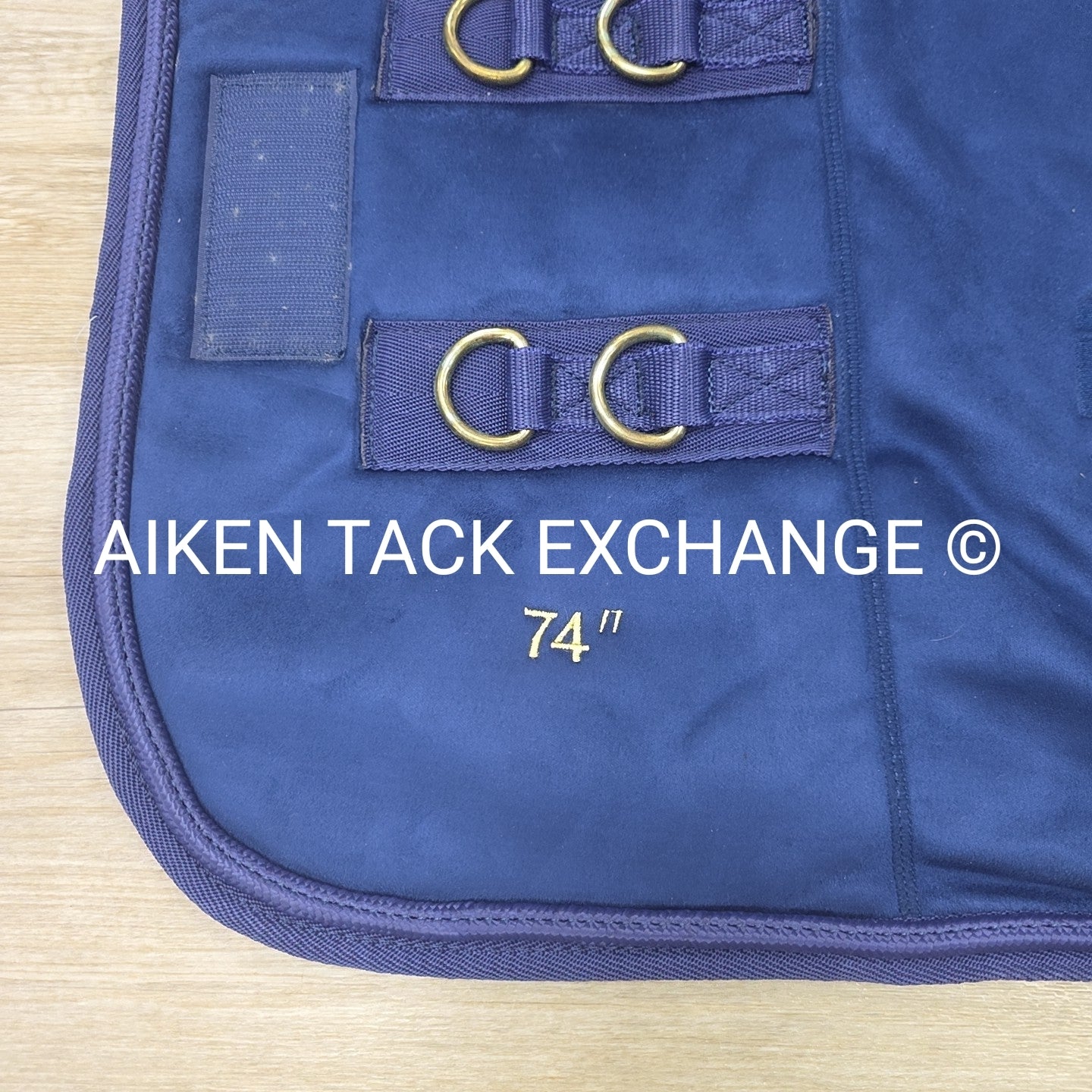 Fenwick Equestrian EquSuede Performance Cooler, Blue, 74"