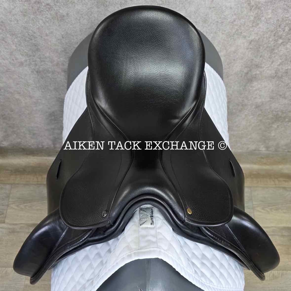 2011 County Perfection Dressage Saddle, 17" Seat, Adjustable Flap, Medium Narrow Tree, Wool Flocked Panels
