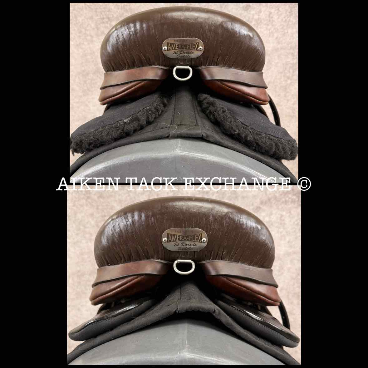 Amera-Flex El Dorado All Purpose Endurance Saddle, 17.5" Seat, Flex Panels