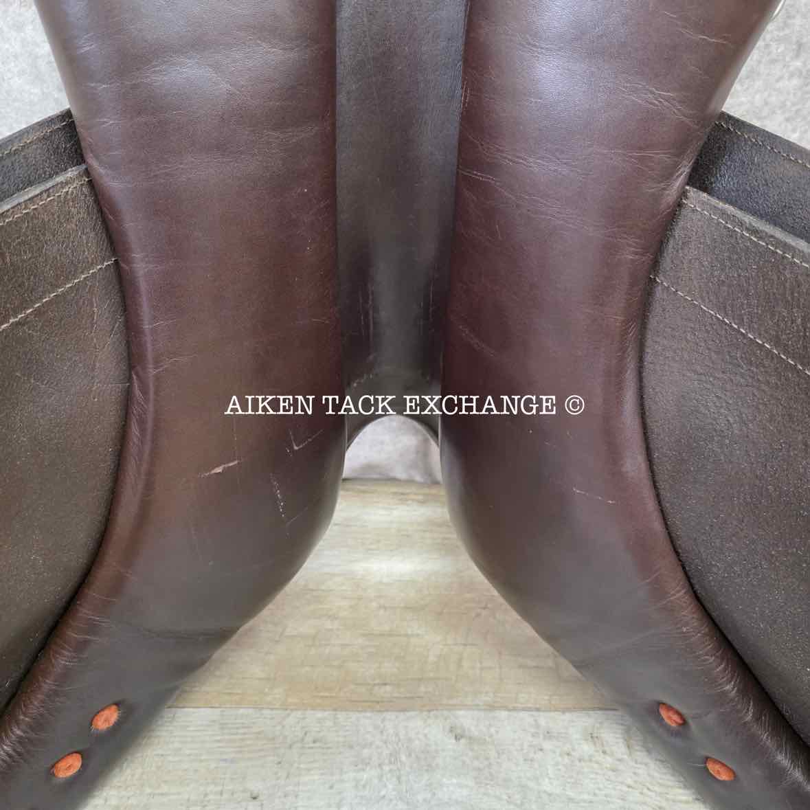 Whippy English Saddle, 17" Seat, Medium Tree, Foam Panels