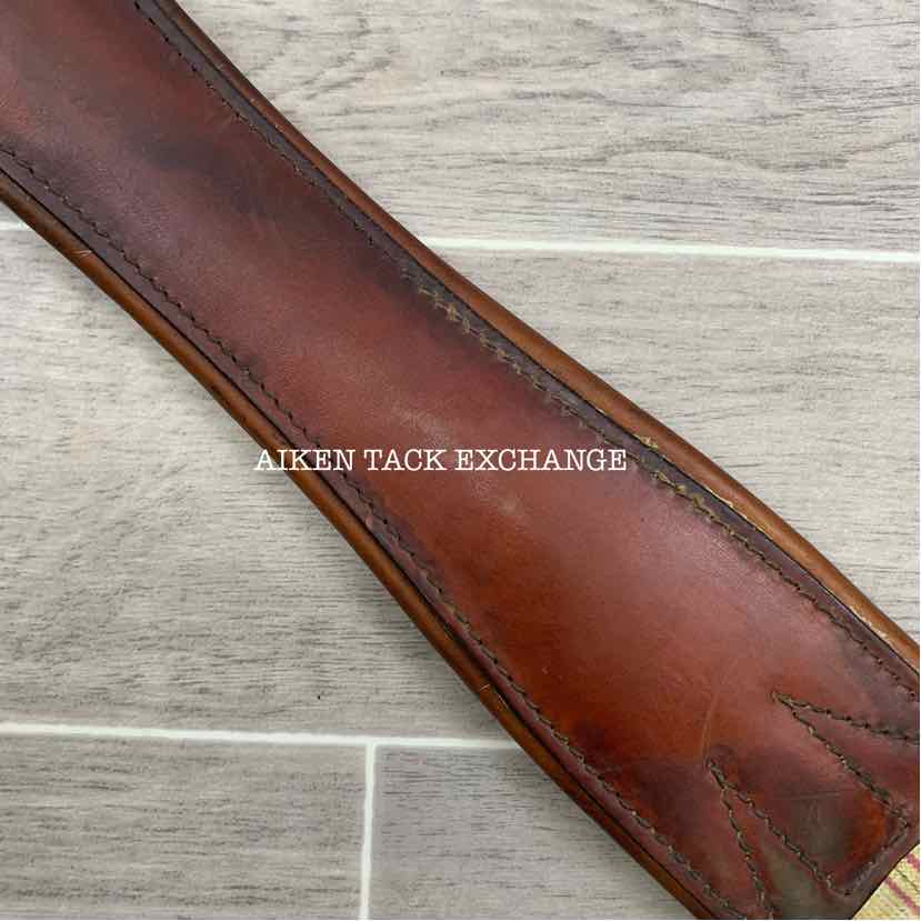 Edgewood Padded Leather Girth, Brown, 50"