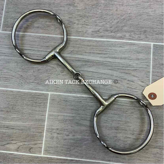 Single Joint Large Ring Eggbutt Polo Gag 5.5"