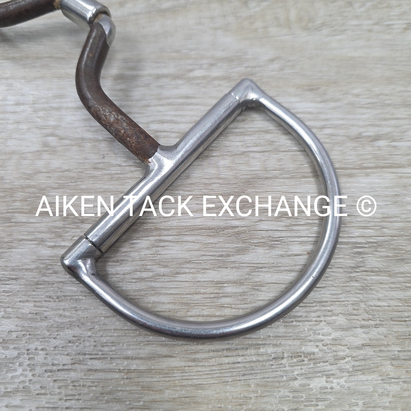 JKS Jay Shuttleworth D Ring Sweet Iron High Port Comfort Mouth Bit 5.25"