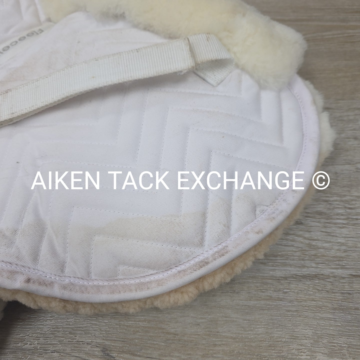 Fleeceworks Perfect Balance Rolled Edge Sheepskin Half Pad with Front Shims, Siz