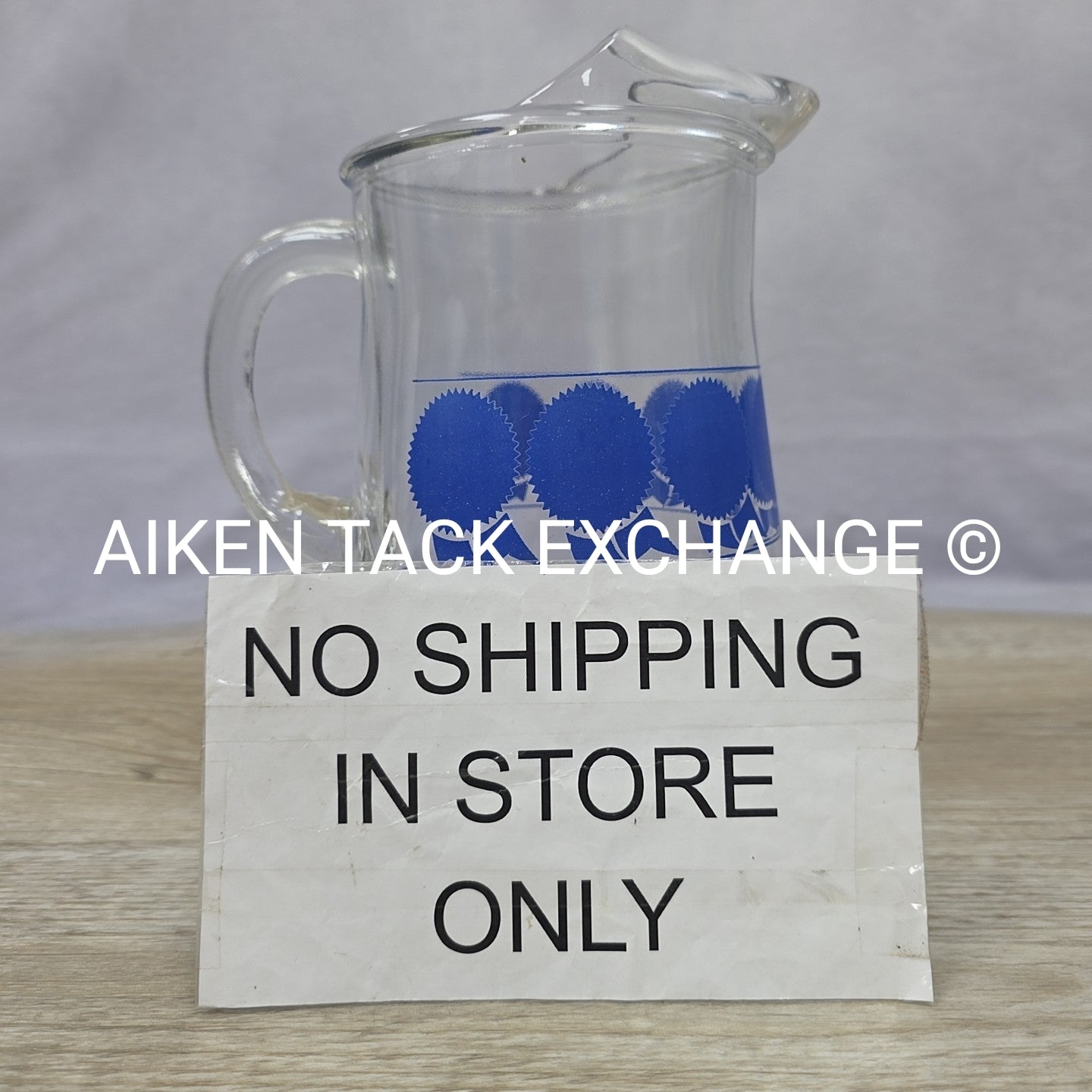 TUCO Vintage Blue Ribbon Pitcher
