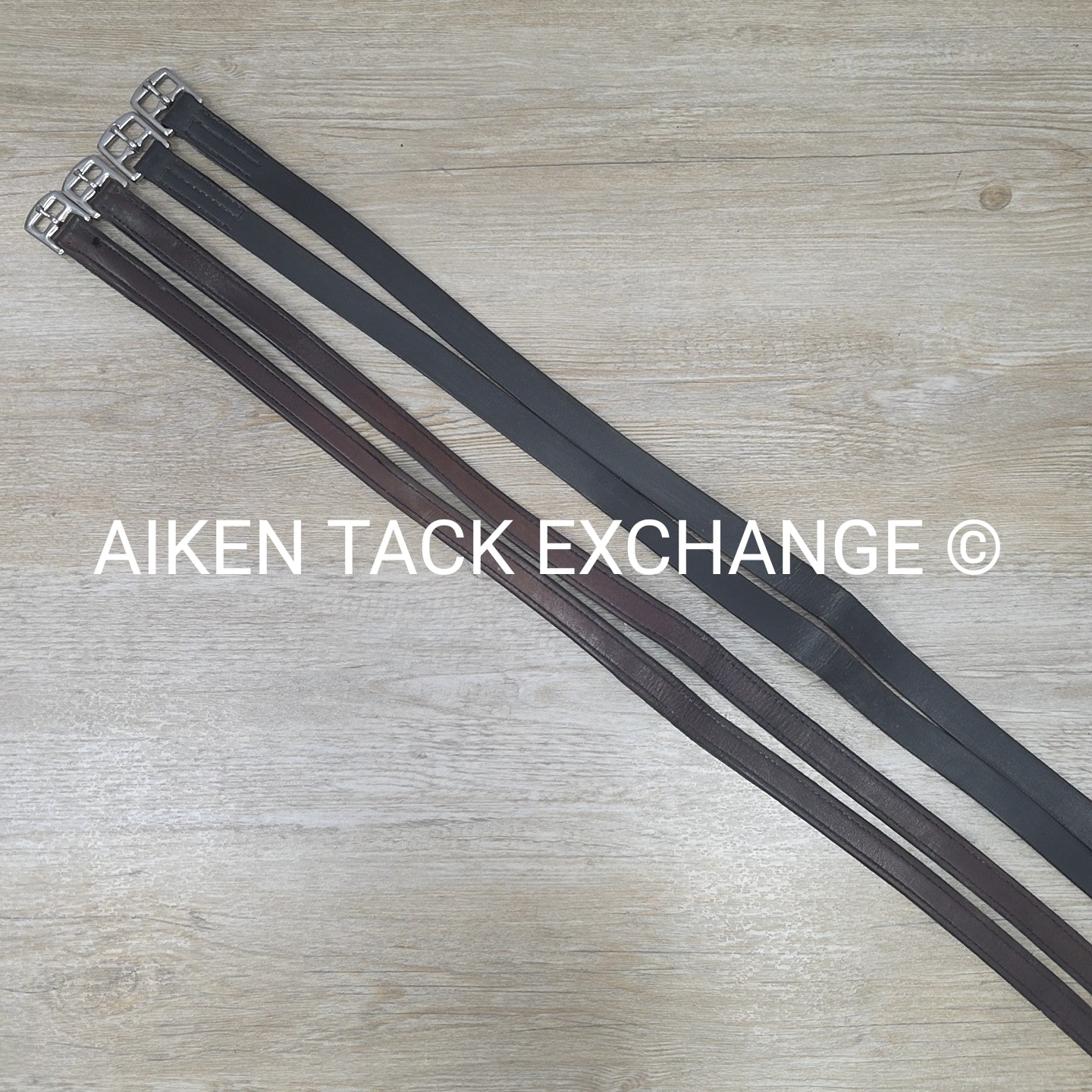 BARGAIN BUNDLE: Tory Leather & Perri's Stirrup Leathers, Black & Brown, 60"