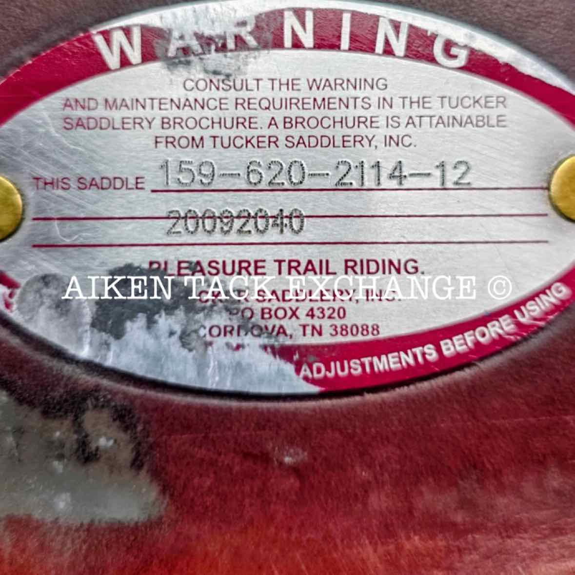 2009 Tucker 159 Endurance Trail Saddle, 16.5" Seat, Wide Tree