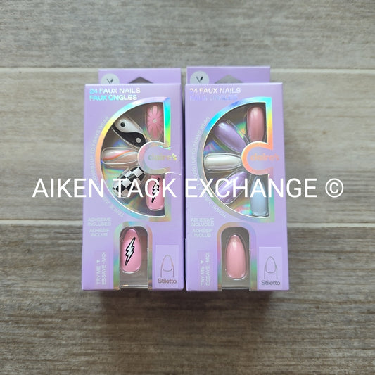 Claire's Press-On Nails (2 Sets) - 24 Count Each (48 Total)
