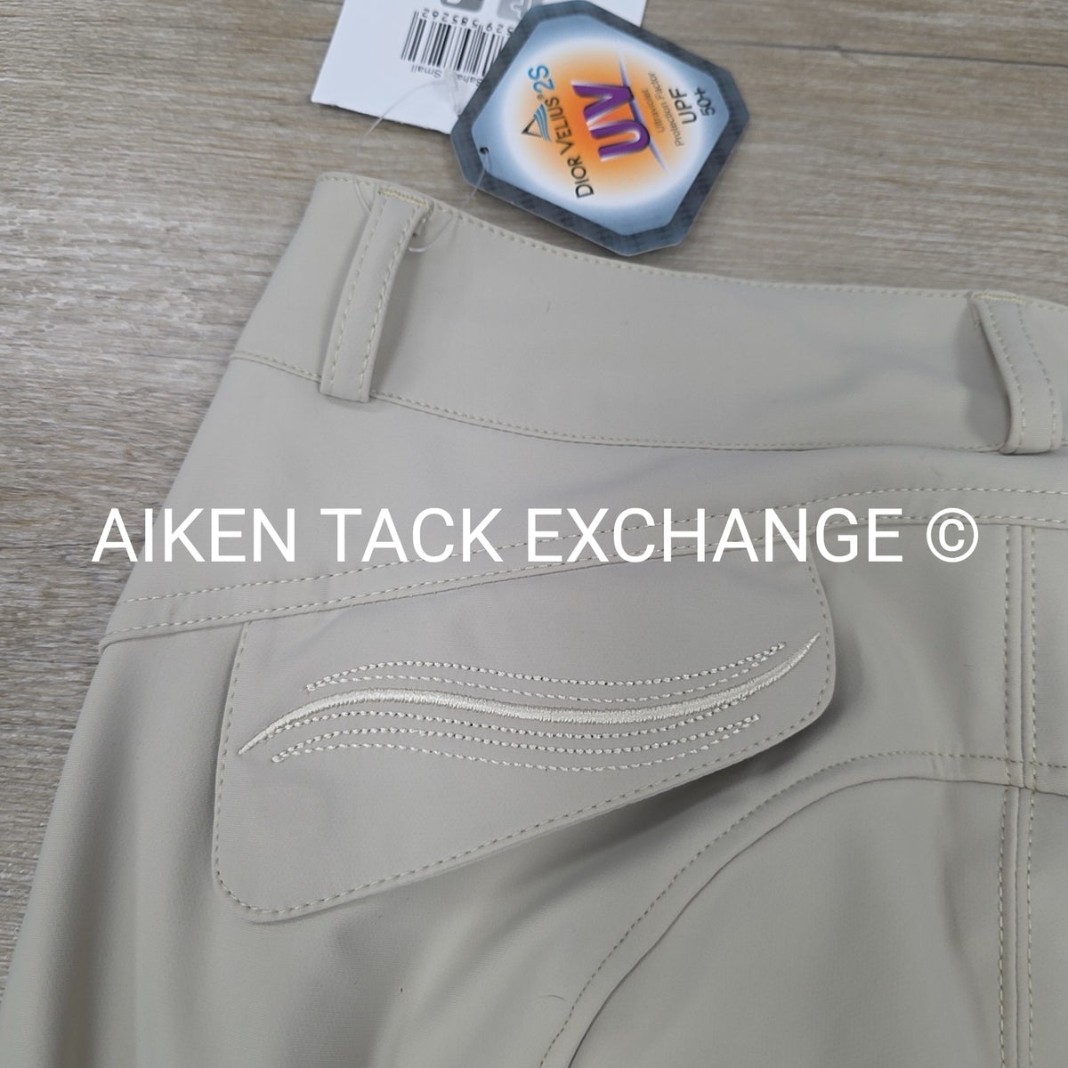 FITS Abbey Silicone Grip Knee Patch Breeches, Size Small