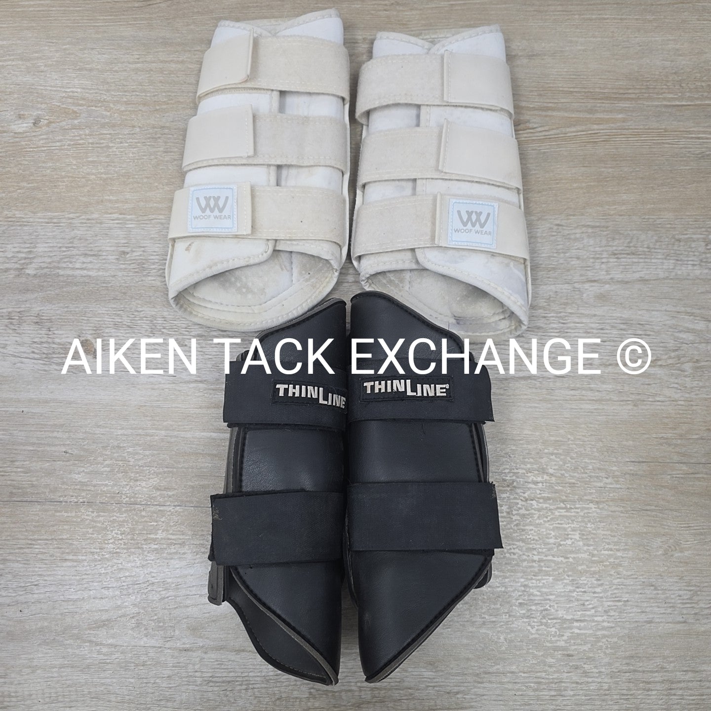 BARGAIN BUNDLE: Woof Wear Double Lock Brushing Boots, XL & ThinLine Brushing Boo