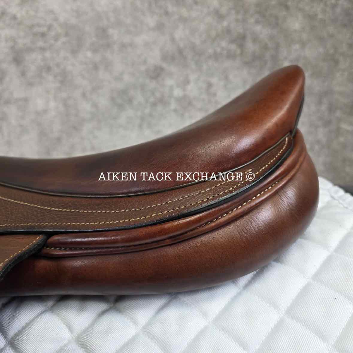 2015 Ovation Ruiz Diaz Close Contact Jump Saddle, 17" Seat, Adjustable Tree - XCH Changeable Gullet, Foam Panels