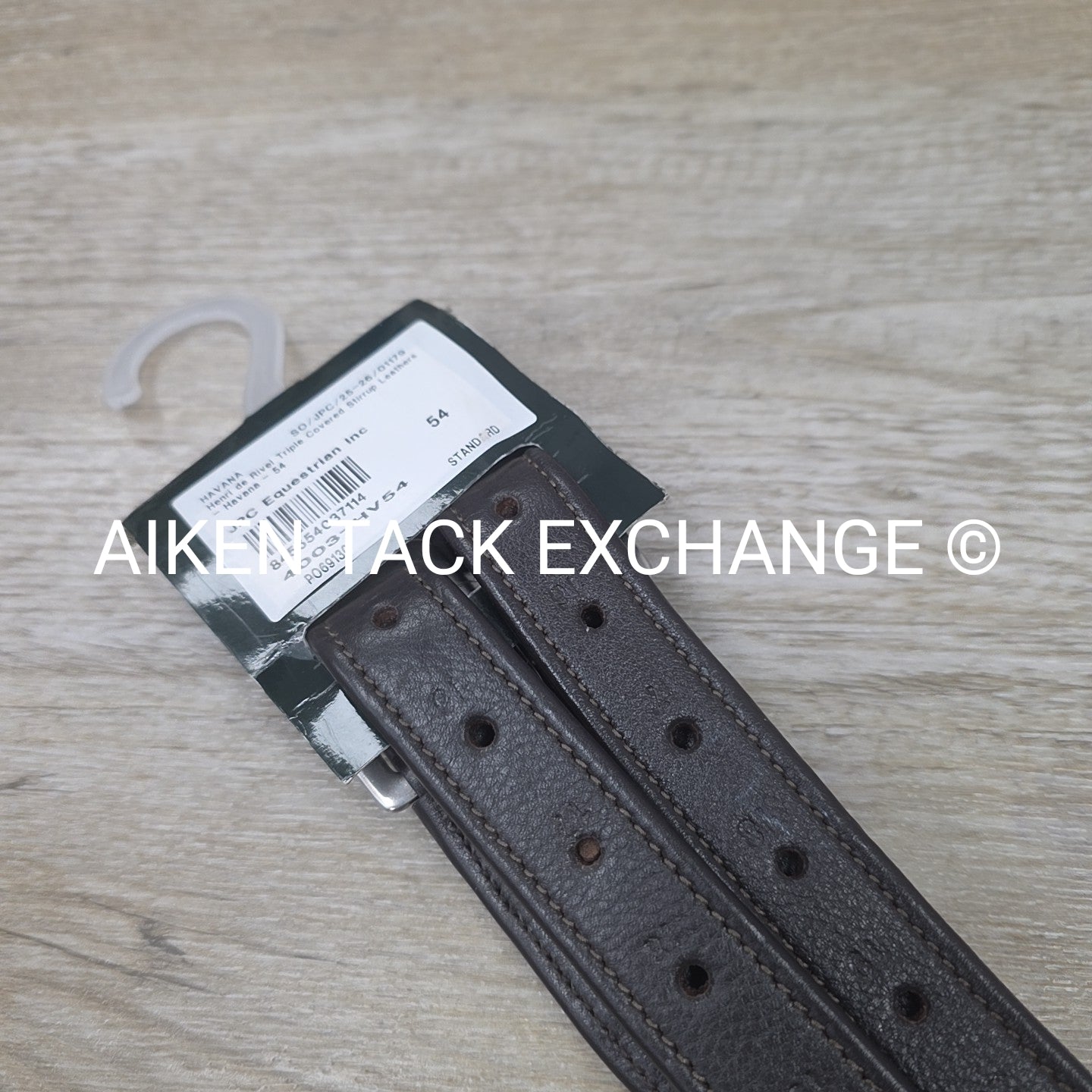 HDR Triple Covered Stirrup Leathers, Havana, 54"