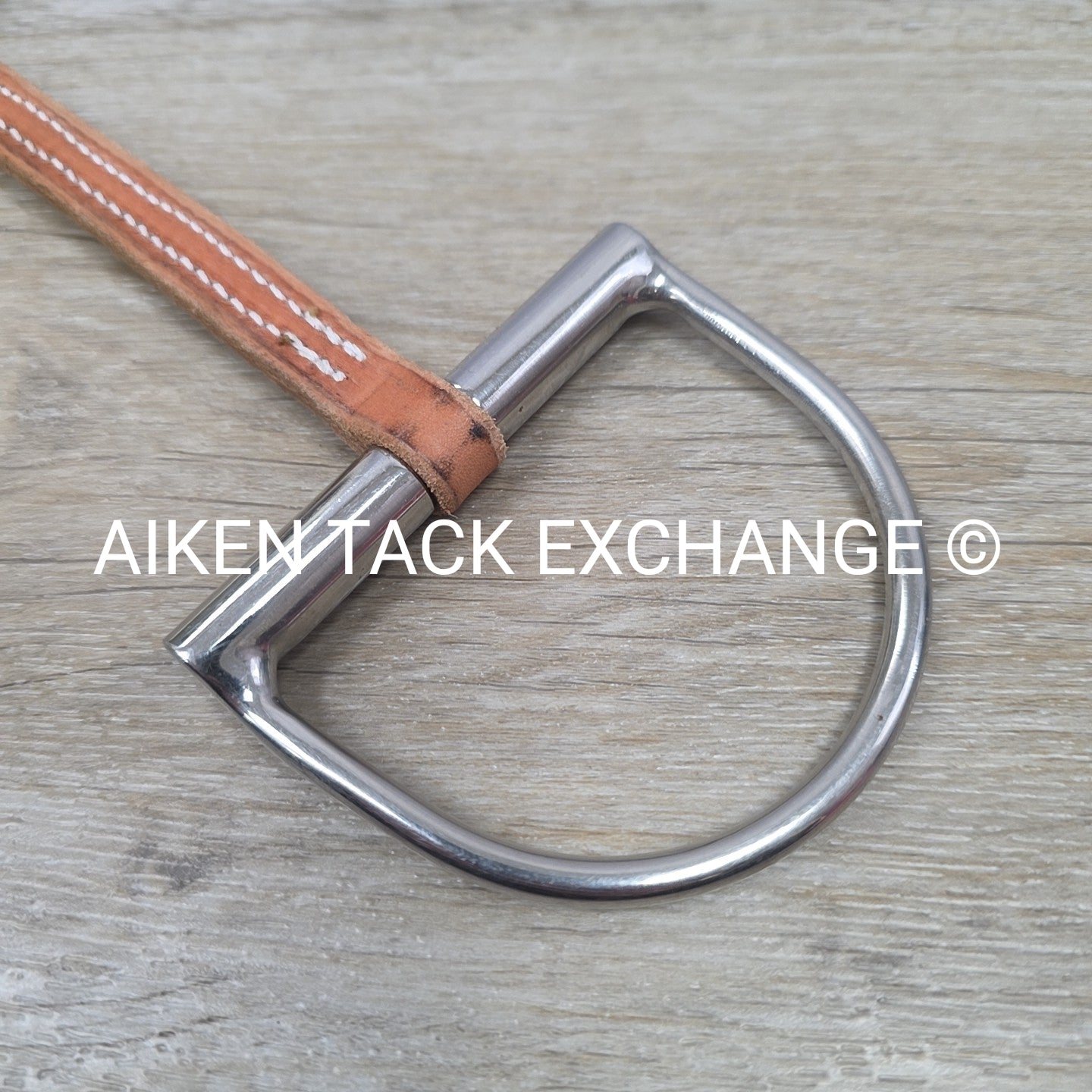 Sweet Billy's Bits Leather Mullen Mouth D Ring Bit 5.75"