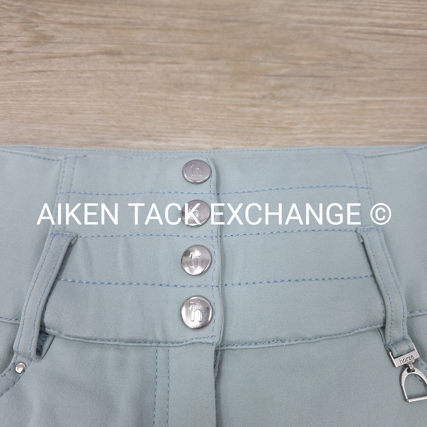 Horze High Waist Silicone Grip Full Seat Breeches, Size 28