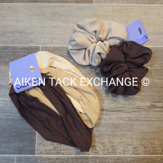 Claire's Hair Bundle - 2 Scrunchies, 2 Headbands