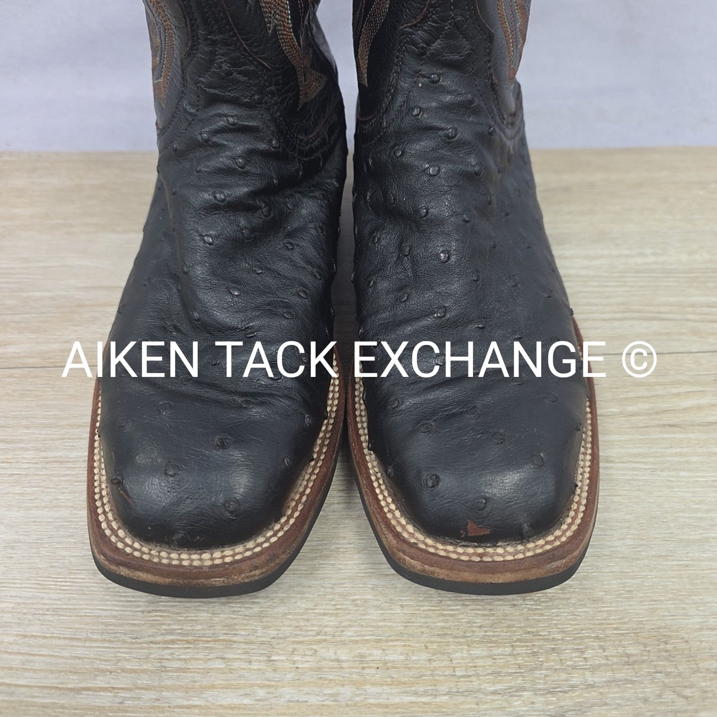Lucchese Ostrich Boots, Size 6.5